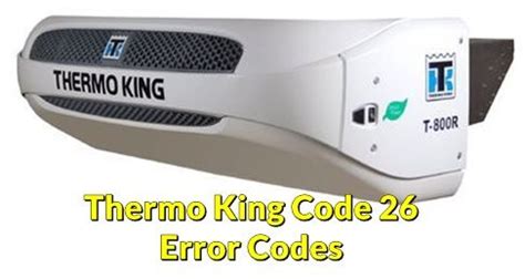 Thermo King MD 2 SR. No codes show on controller unit would not stay running replaced battery unit ran for about 12 hours then cut out no codes restarted unit would only run for 10-15 minutes ... I'm getting code 26 and 81. A thermoking tech asked if we over charged the unit so I had someone evacuate refrigerant and pull down to a …